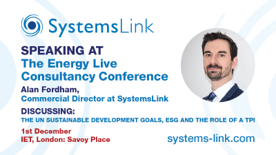 SystemsLink's Commercial Director- Alan Fordham- will be presenting at this year's Energy Live Consultancy Conference (ELCC)