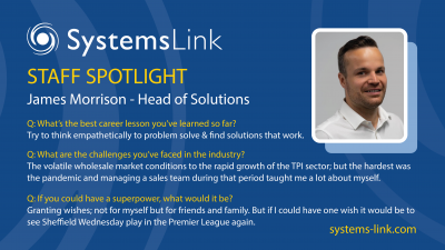 James Morrison- SystemsLink Staff Spotlight