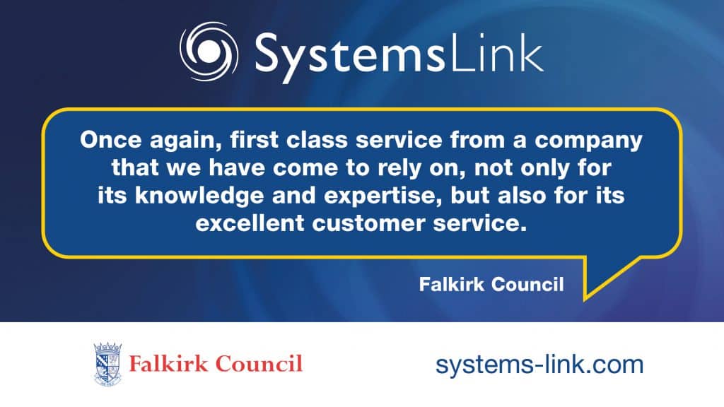Falkirk Council Testimonial