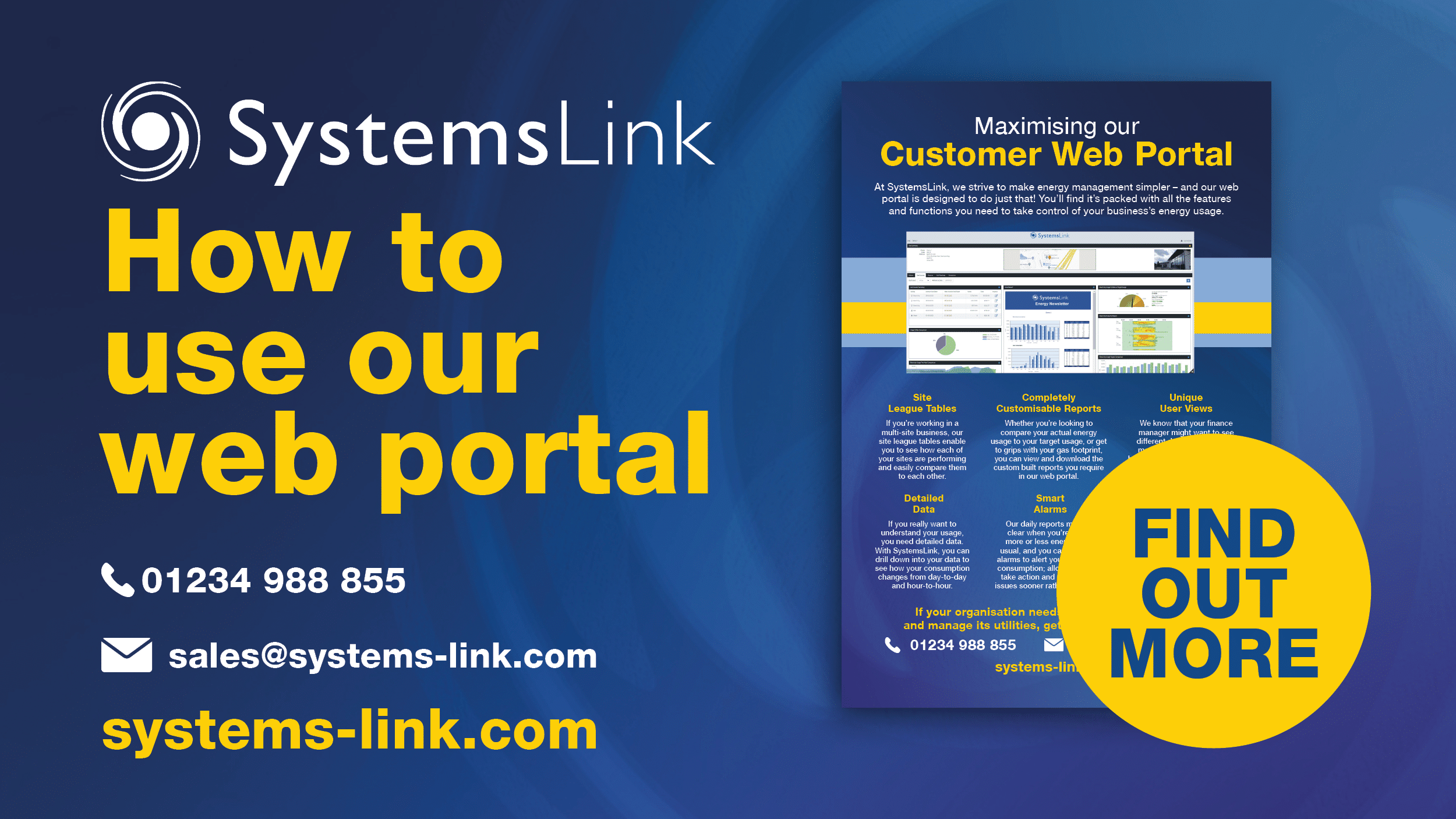 How to use our web portal - SystemsLink