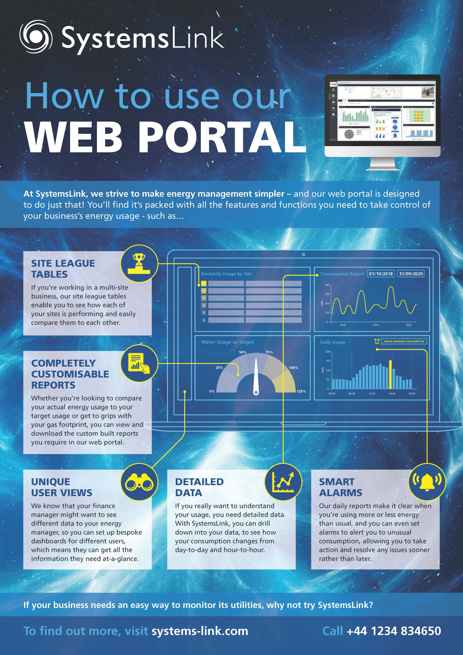 How to use our web portal