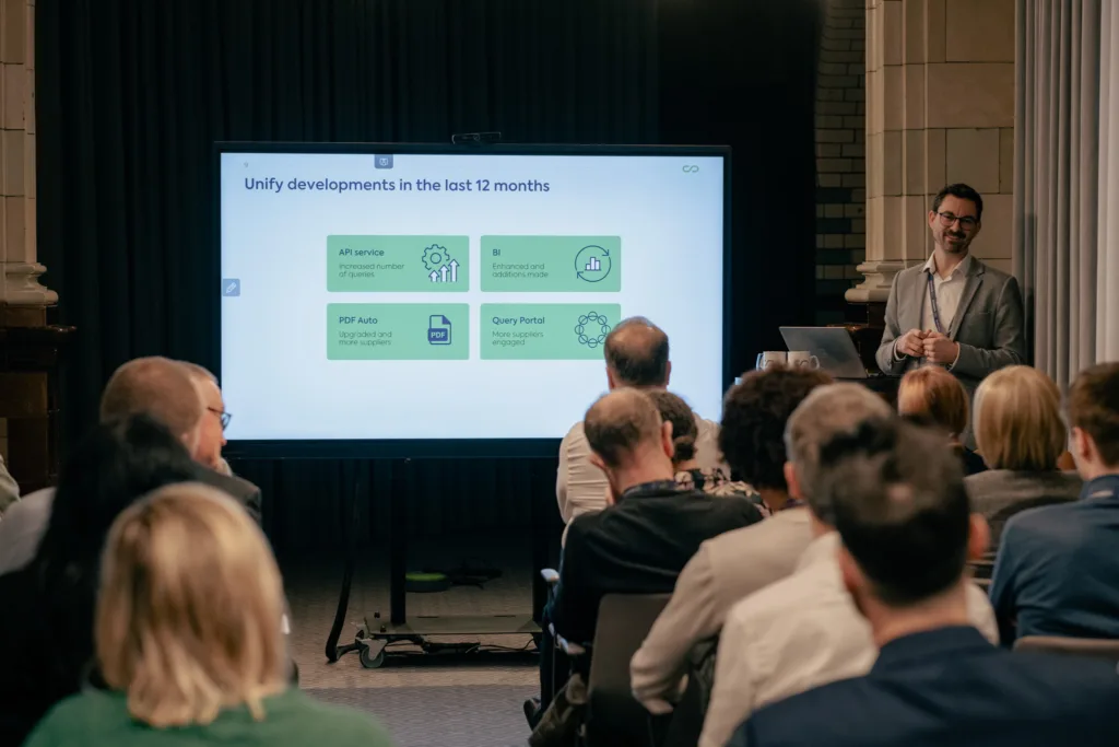 Alan Fordham speaking at 2024 Customer Success Roadshow