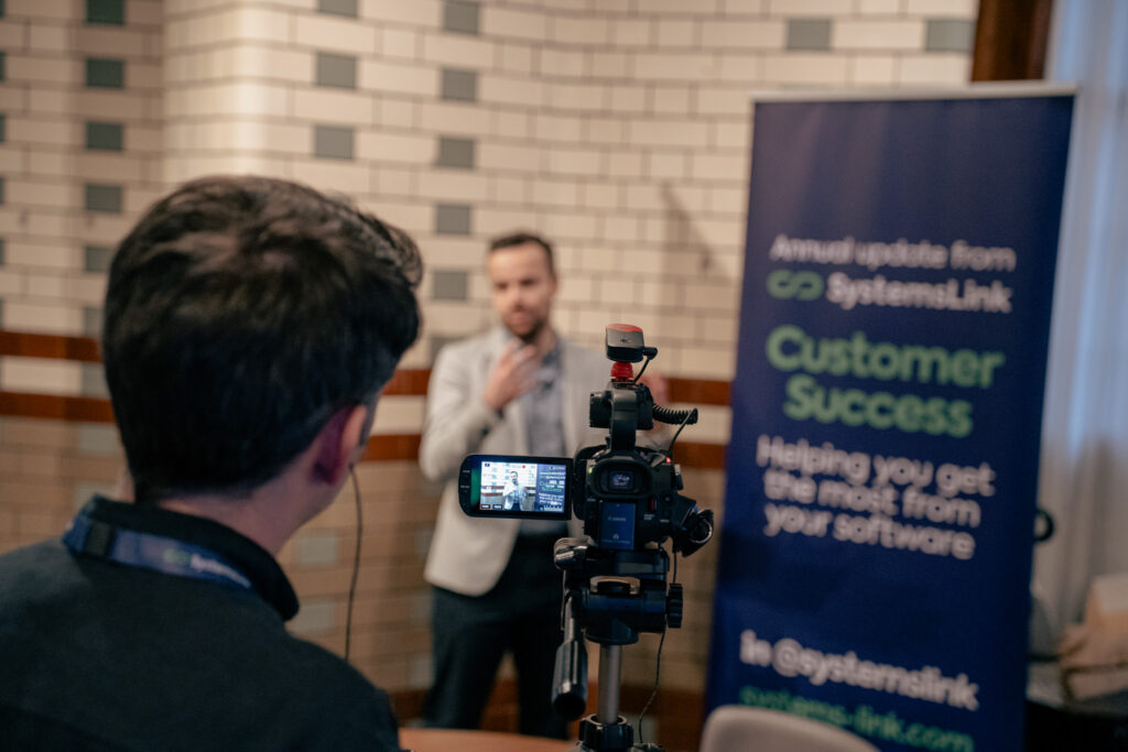 Interview of James Morrison at Customer Success Roadshow in Manchester