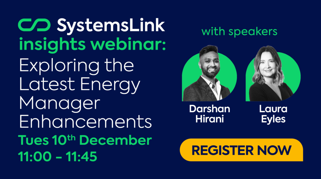 Webinar: 10th Dec - Exploring the latest Energy Manager Enhancements