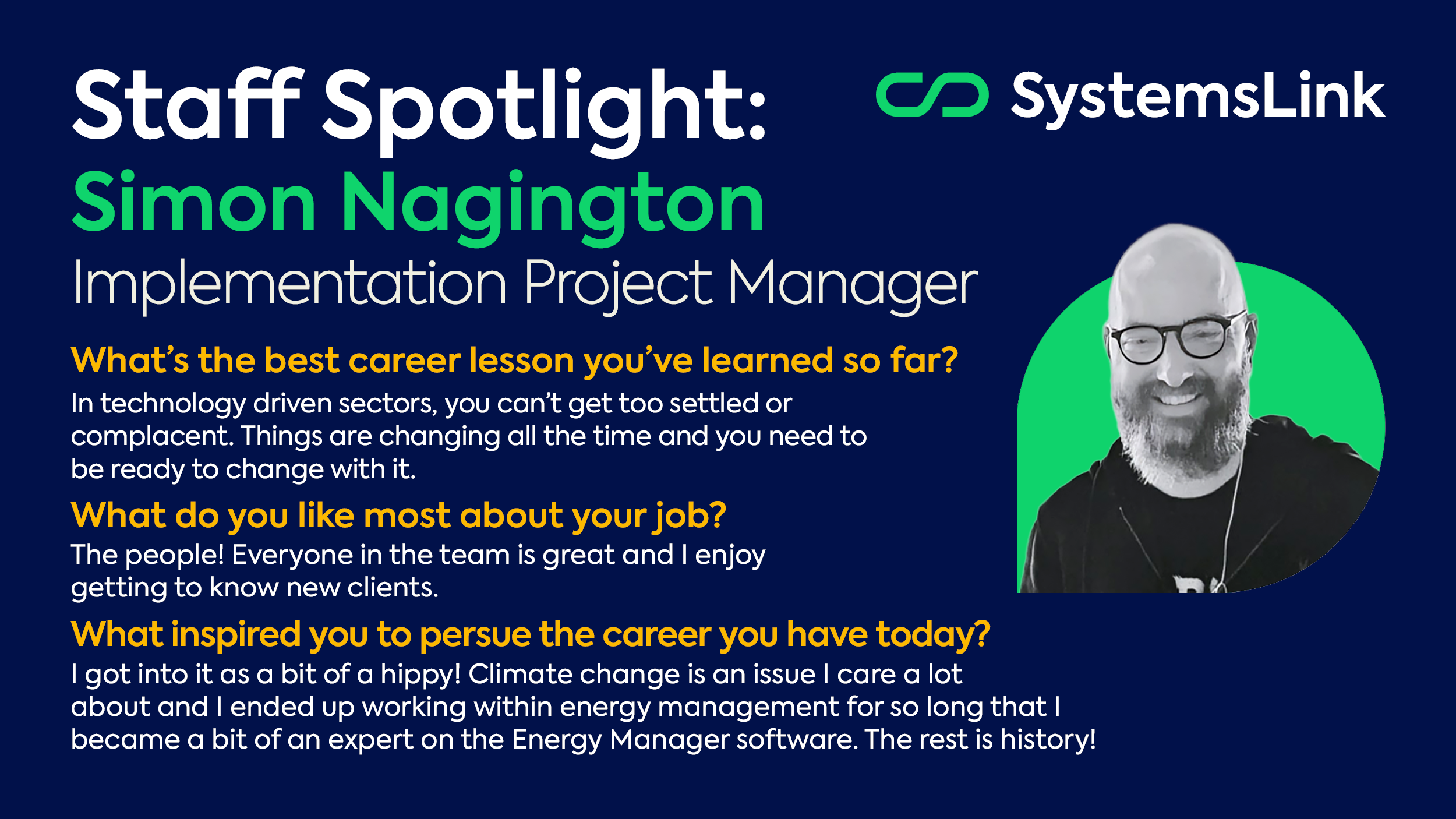 Simon Nagington Staff Description